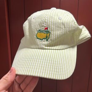 Authentic Lime Green Seersucker Masters Hat